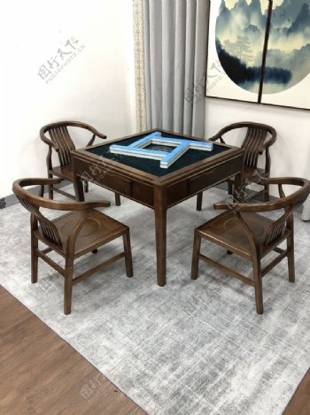 餐桌家具椅子实木家具图片
