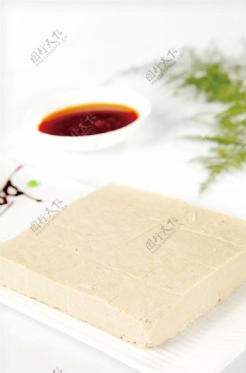 石磨豆腐图片