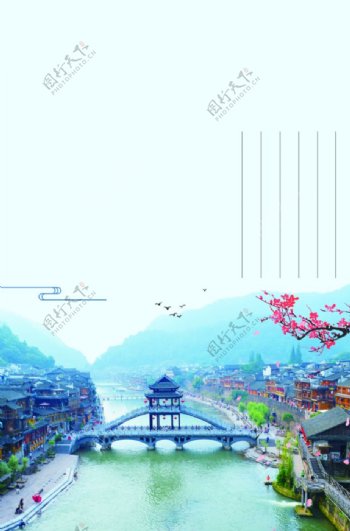 中国风风景画图片