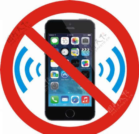 禁止使用手机标识图片