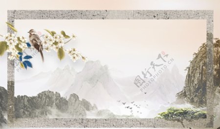 中国风背景墙图片