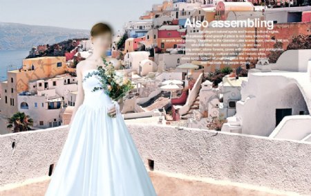 婚纱背景图片