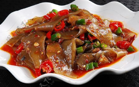 豫菜剁椒粉皮图片