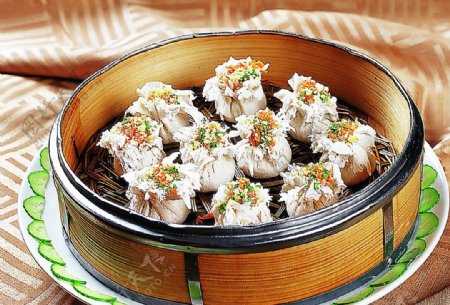 豫菜珍珠蒸饺图片