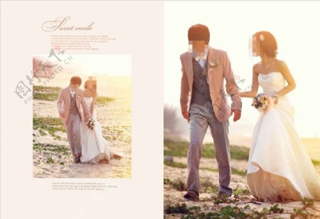 韩国风影楼婚相册模板之夏末图片