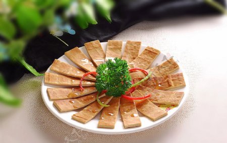 火锅配菜烤豆腐干图片