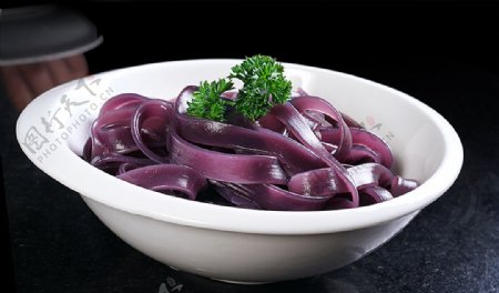 火锅配菜紫薯苕粉图片