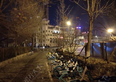 东北沈阳城市街道无人图片