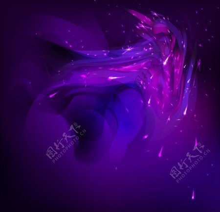 紫色水彩背景图片