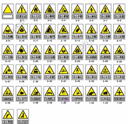 警告标志图片