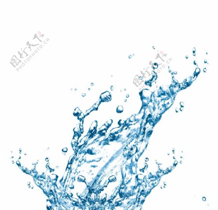 蓝色水波水纹元素图片