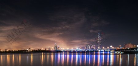 商业都市夜景图片