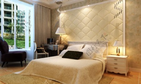 卡玛国际欧式卧室效果图设计