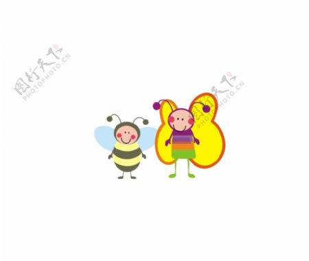 可爱袜标蜜蜂图片
