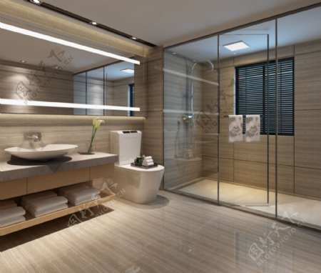 卫浴装饰空间3模型素材