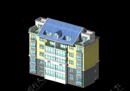 建筑模型3d设计