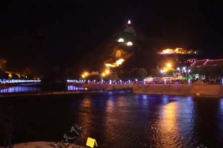 夜色洮州文化展览馆图片