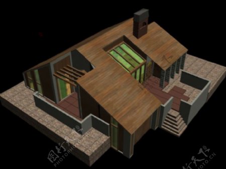 民房建筑模型图