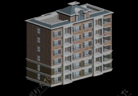 3D独栋建筑模型设计