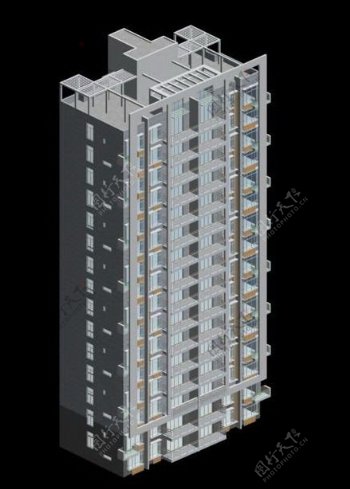 住宅楼3D模型设计