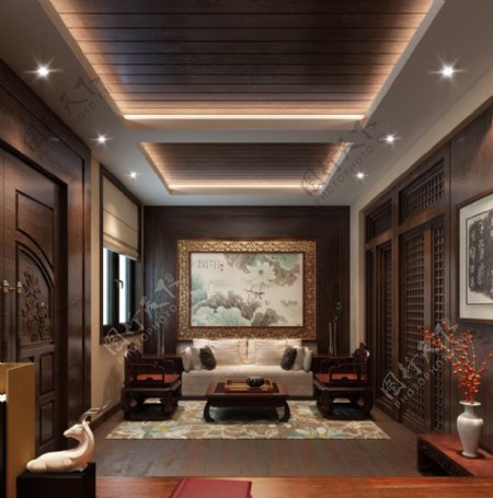 中式古典会客厅