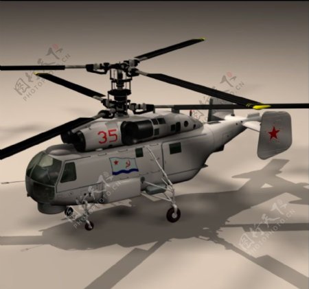 KA27武装直升机模型