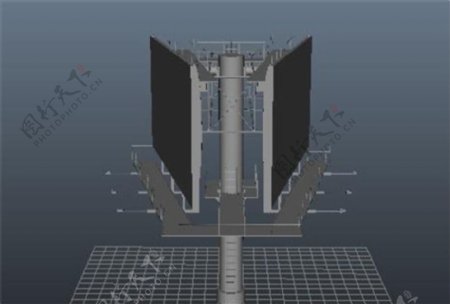卫星导弹游戏模型素材