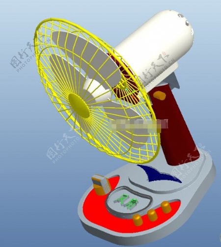 电风扇3D模型
