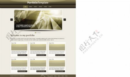 网站网页设计模板图片