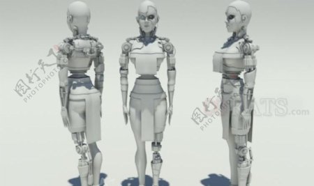 FemaleCyborg半人半机器美女高模