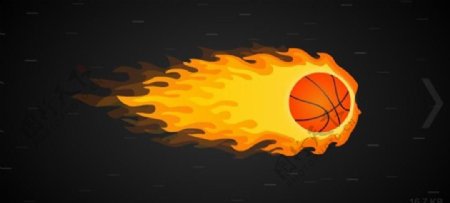 火力篮球图片
