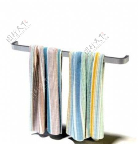家居用品毛巾和挂杆素材毛巾和挂杆2