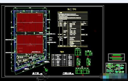 某厂区传达室建筑CAD施工图下载