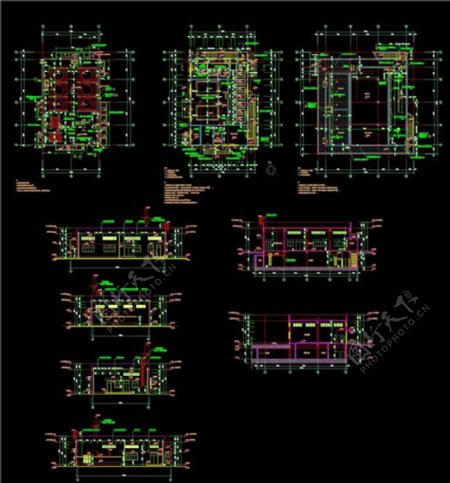 医院建筑素材CAD图纸