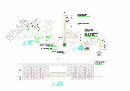 花园景观cad图稿素材
