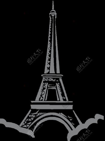 巴黎的艾菲尔铁塔