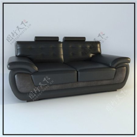 黑沙发3模型素材
