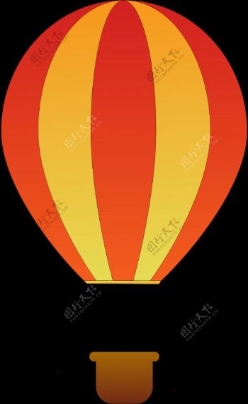垂直条纹的热气球2
