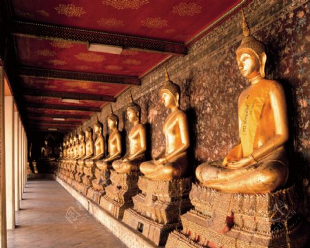 泰国曼谷涅磐寺图片