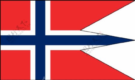 挪威国家国旗的剪辑艺术