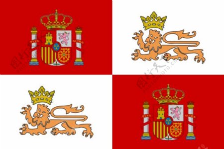 托拜厄斯的历史性标志的西班牙皇家海军的剪辑艺术