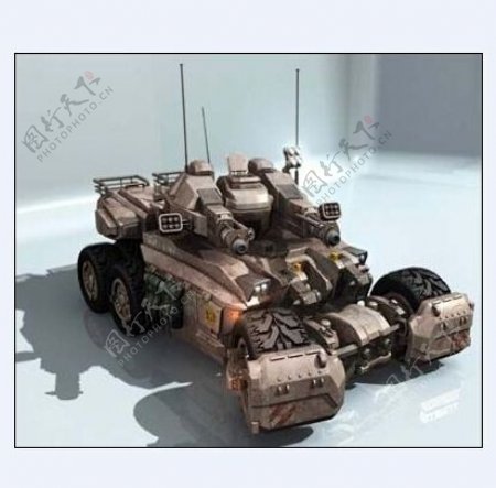 军用装甲模型