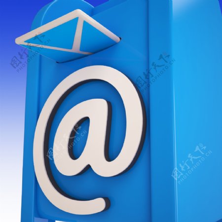 在邮箱传递邮件的电子邮件显示