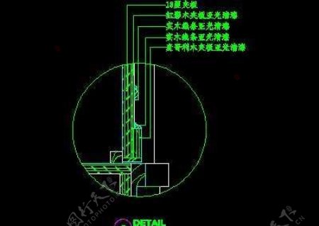 梳妆台衣柜cad详图素材53