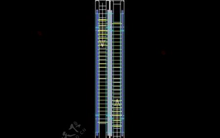 自动扶梯自动电梯cad模型素材13