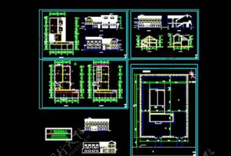 变电所建筑施工图CAD图纸免费下载