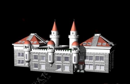 3D室外古建筑模型2712