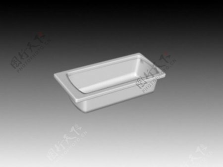 浴缸3d模型卫生间用品设计素材4