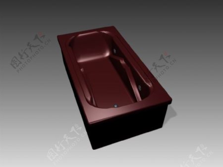 浴缸3d模型卫生间用品模型50
