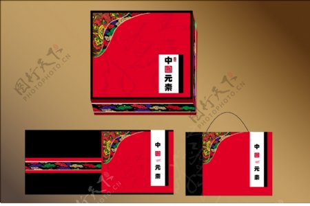 广告vi模板中国传统新元素图片